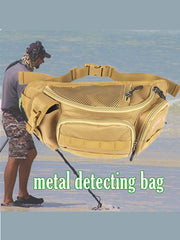 Metal Detecting Bag Waist Bag Portable Chest Waist Pack Messenger Bag for metal detector Fishing Tackle Bag