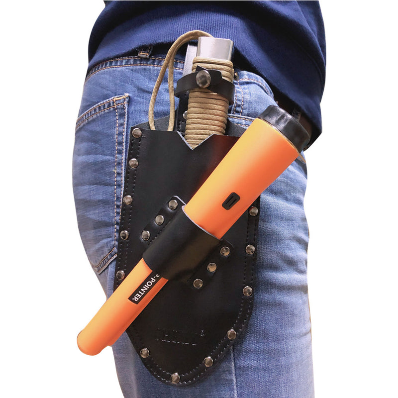 Pointer Metal Detector Holster Digger Pouch Waist Finds Bag Tools Shovel ProFind Digger Leather 2in1 for Garden Detecting