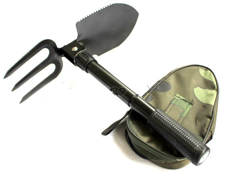 metal detector Supporting tools kit gold finder shovel Military Folding Shovel Survival Spade Emergency Garden Camping Tool