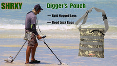 Digger's Pouch Camo Metal Detector Waist for Metal Detecting and Treasure Hunting