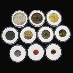 SHRXY Metal Detector Transparent Coin Collector protection Box Kit Treasure Hunt Coin Storage Box Set