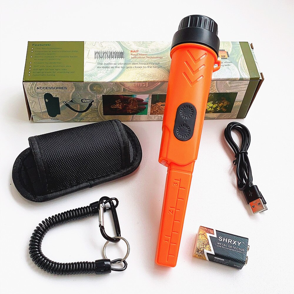 Waterproof Pointer Metal Detector Underwater 15M Pulse Pinpointer Induction Dive Metal Detecting